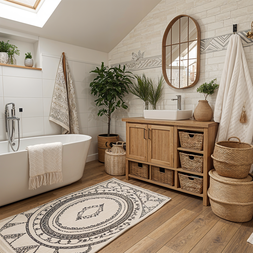 11 Inspiring Tips for Creating a Bold Boho Chic Bathroom