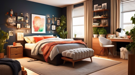 How to stylishly and efficiently arrange a small bedroom?