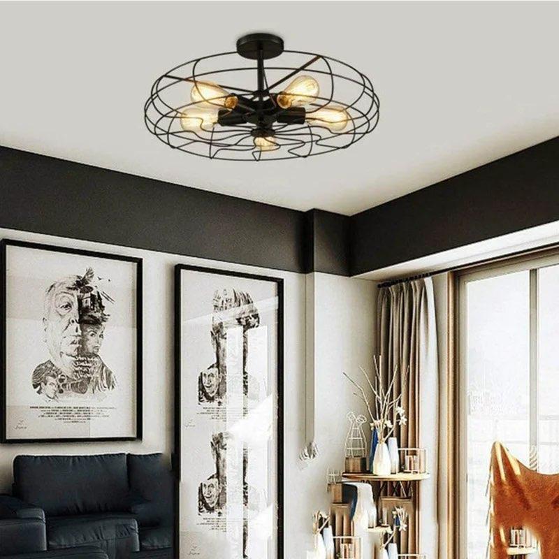 Vicente Caged Ceiling Light Fixture