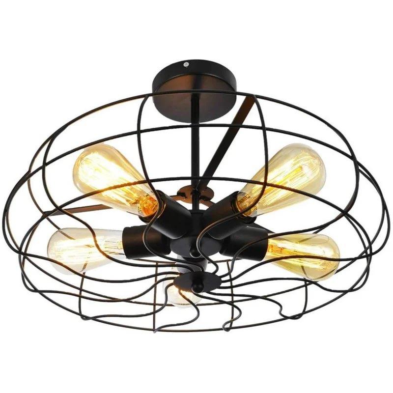 Vicente Caged Ceiling Light Fixture