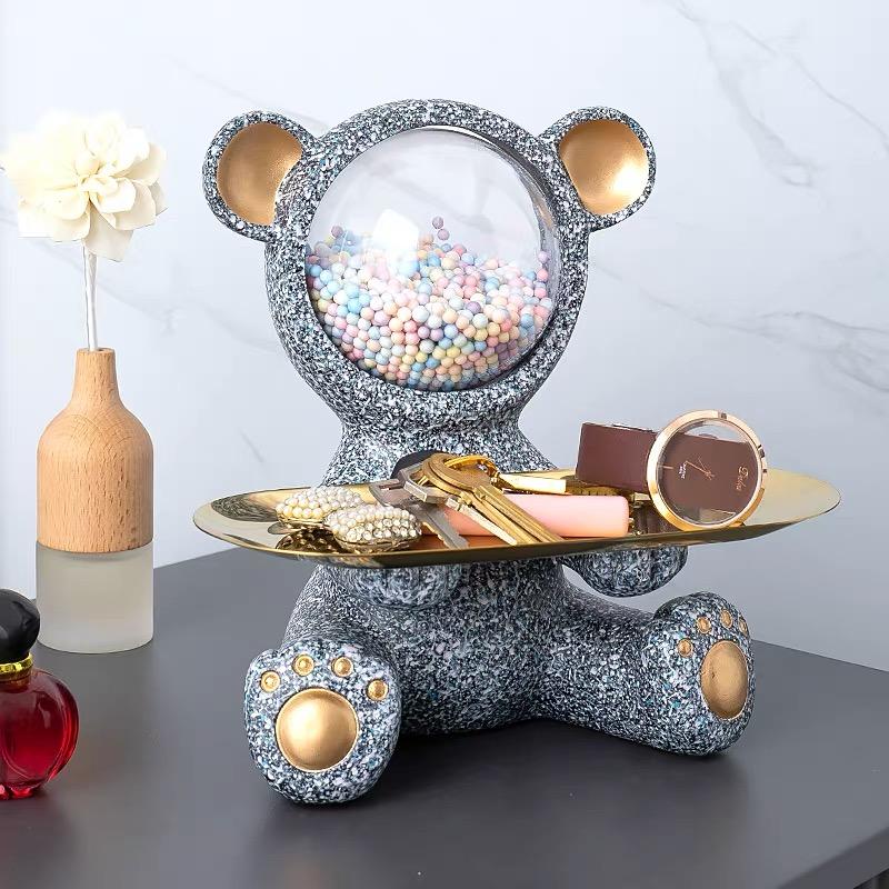 Dolega Bear Tray Decorative Accent