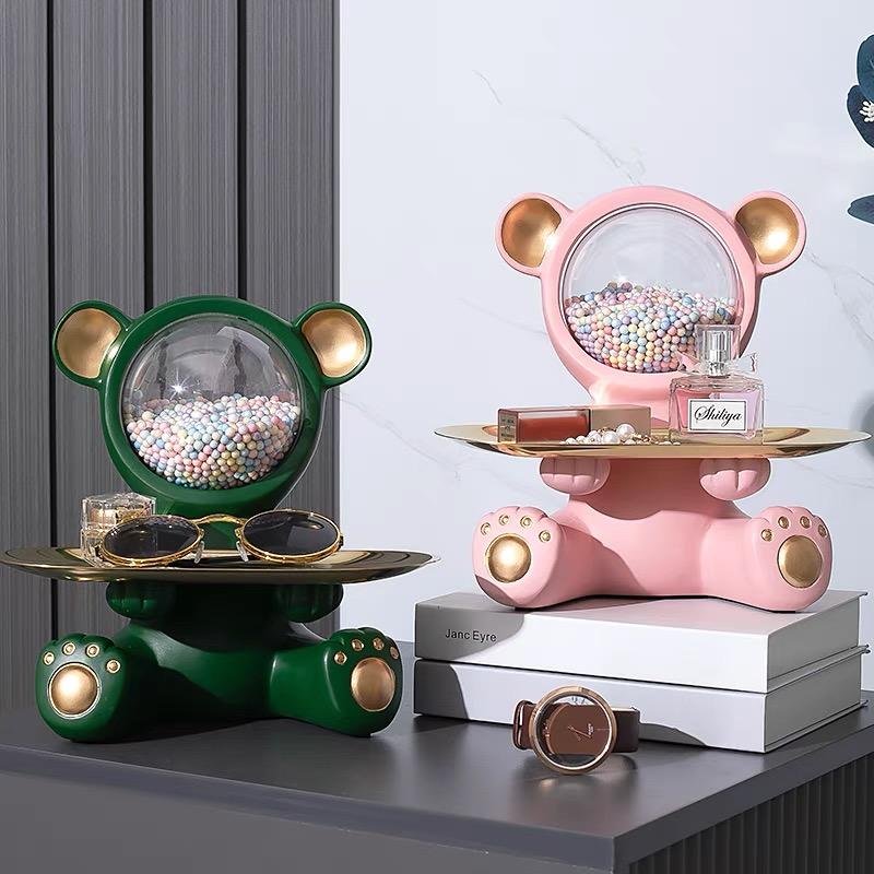 Dolega Bear Tray Decorative Accent