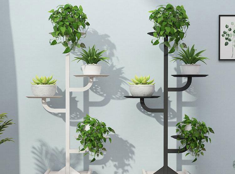 Arden - Modern Iron Tree Multi Level Planter Display - Nordic Side - 05-01, feed-cl0-over-80-dollars