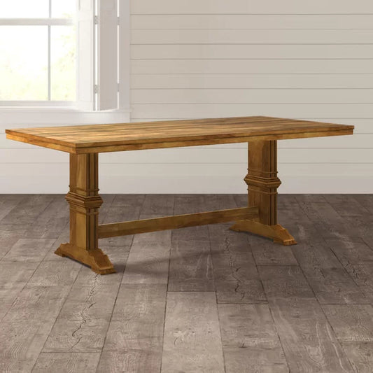 Ullin Farmhouse Trestle Dining Table