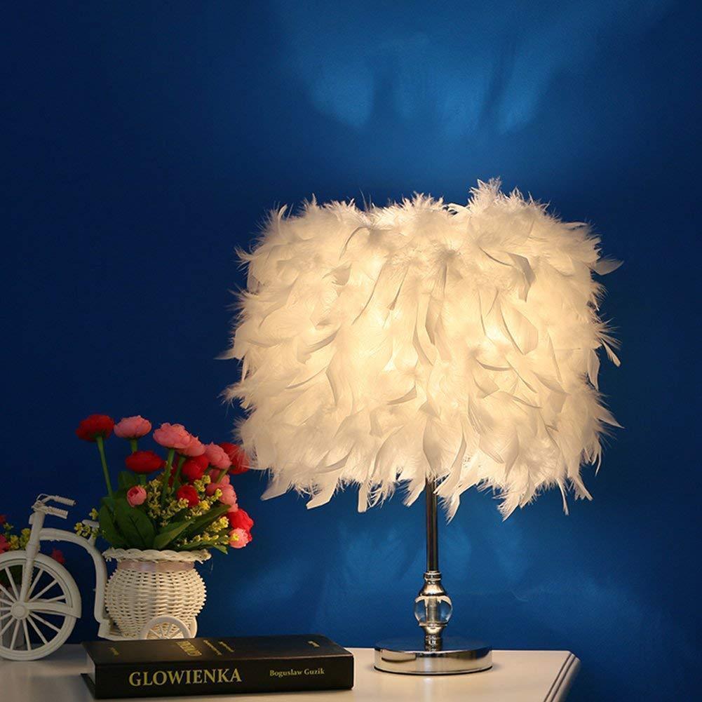 Luxury Feather Crystal Lamp - Nordic Side - 