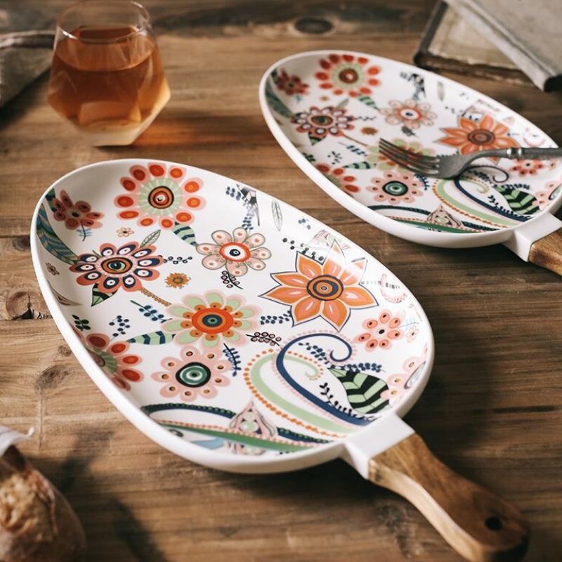 Klastiva™ Floral Dinner Plate - Nordic Side - 