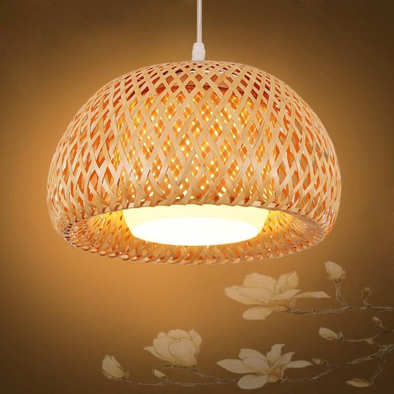 Halo - Bamboo Pendant Lantern - Nordic Side - not-hanger