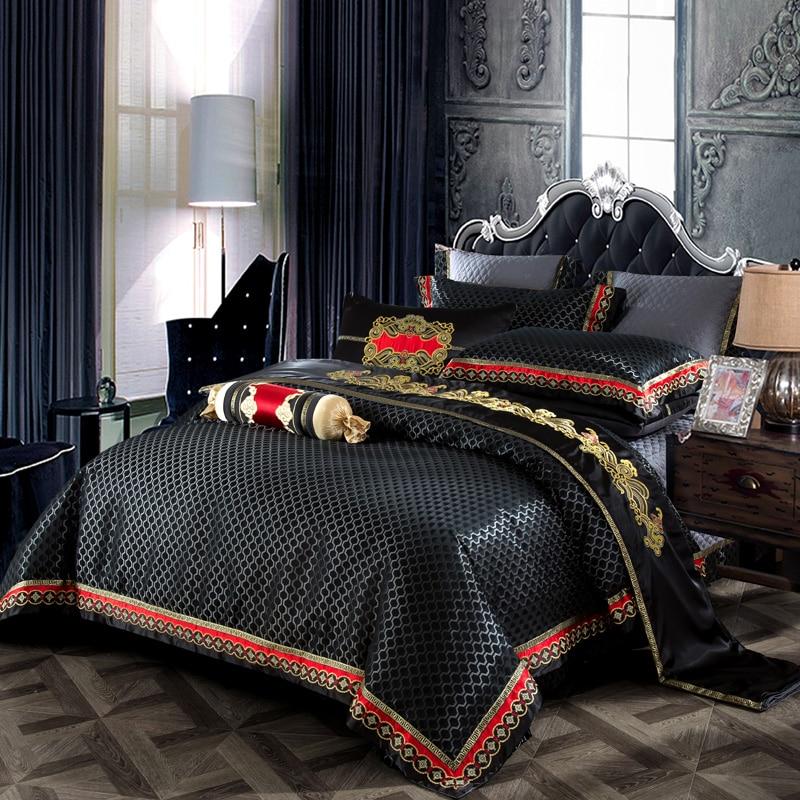 Luxury Silk Satin Royal Bedding Set