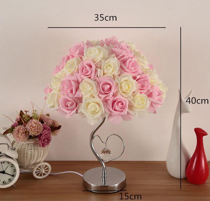 Roses Flower Table Lamp - Nordic Side - 