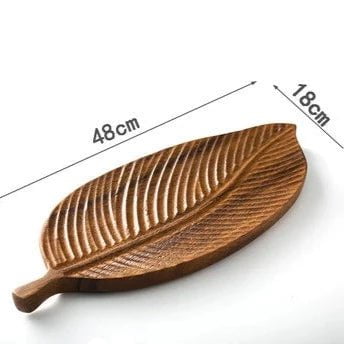 Black Walnut Leaf Plate