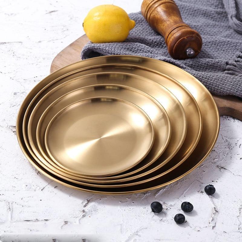 Golden Element Plates - Nordic Side - bis-hidden, bowls, plates