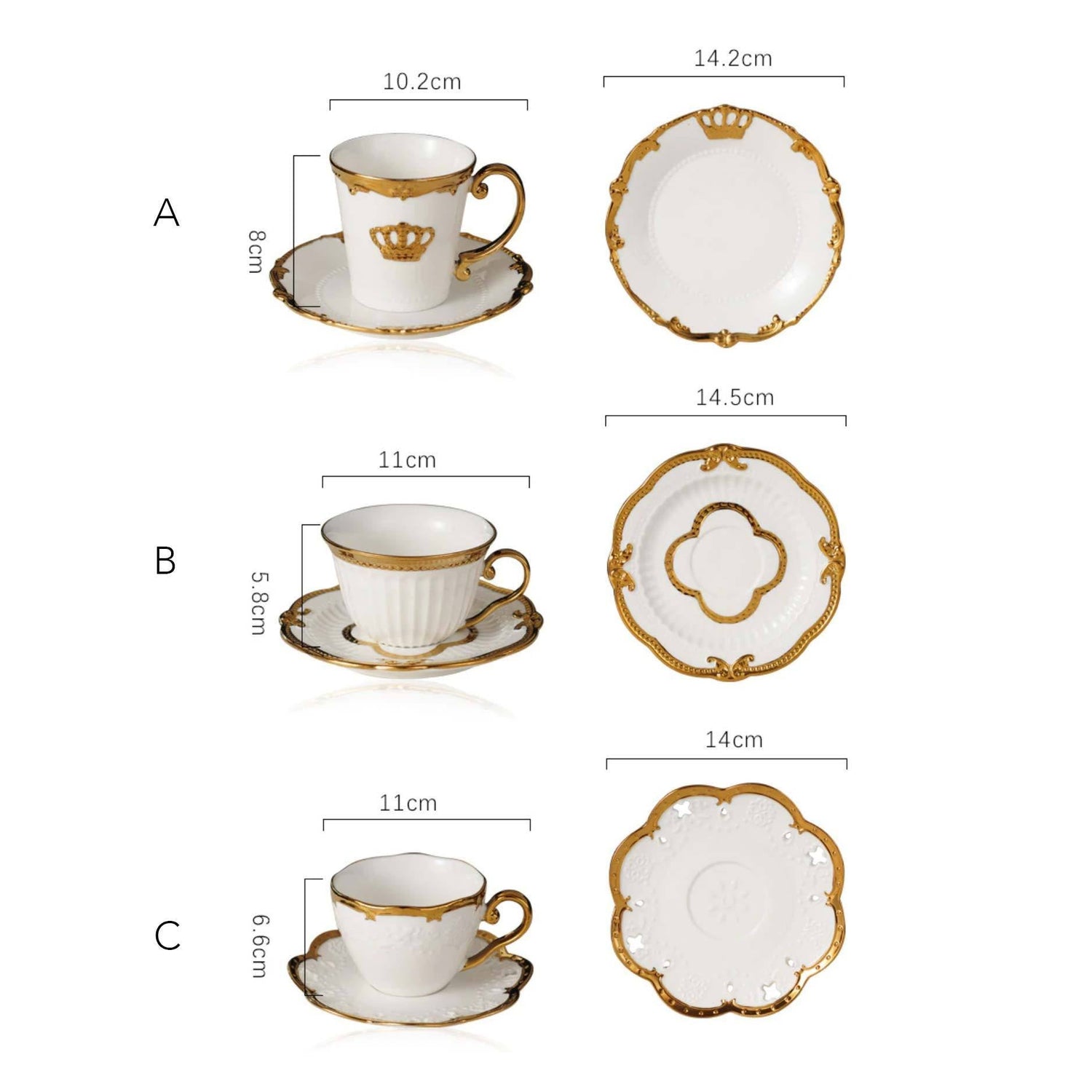 Golden Cup Set - Nordic Side - 