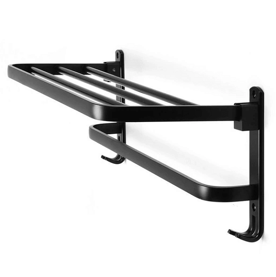 Greta - Black Matte Towel Rack - Nordic Side - architecture, art, artist, bathroom vanity, contemporaryart, decor, decoration, design, designer, designinspiration, edison, Greta - Black Matte