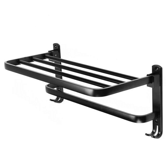 Greta - Black Matte Towel Rack - Nordic Side - architecture, art, artist, bathroom vanity, contemporaryart, decor, decoration, design, designer, designinspiration, edison, Greta - Black Matte