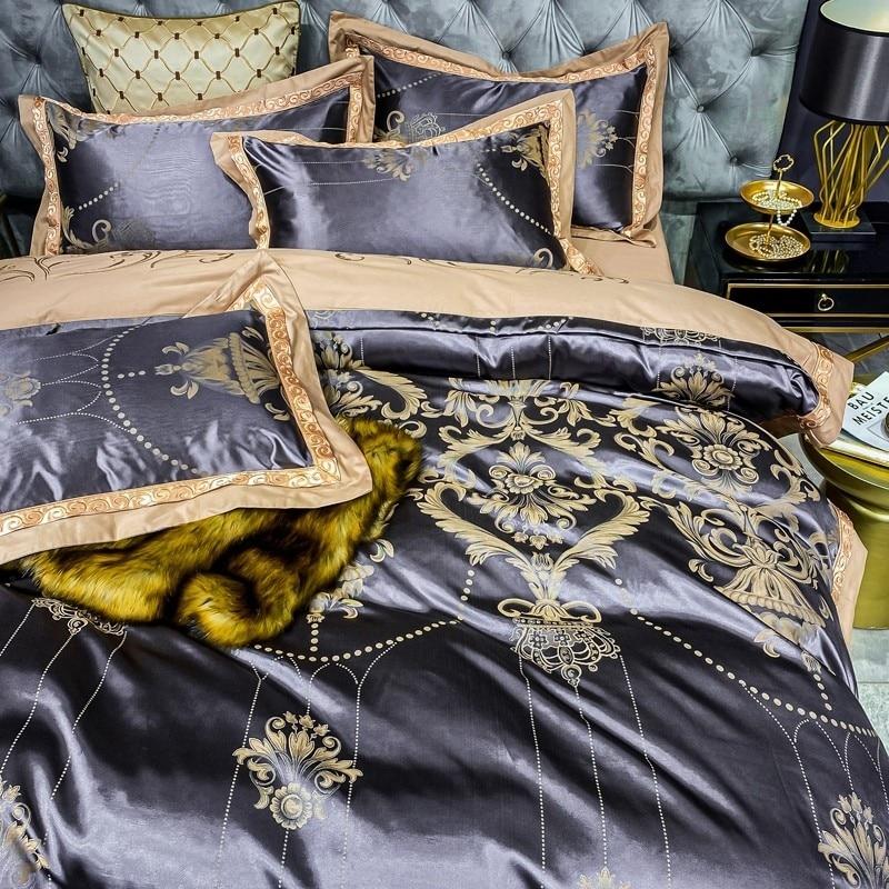 Vintage Luxury Egyptian Cotton Duvet Set