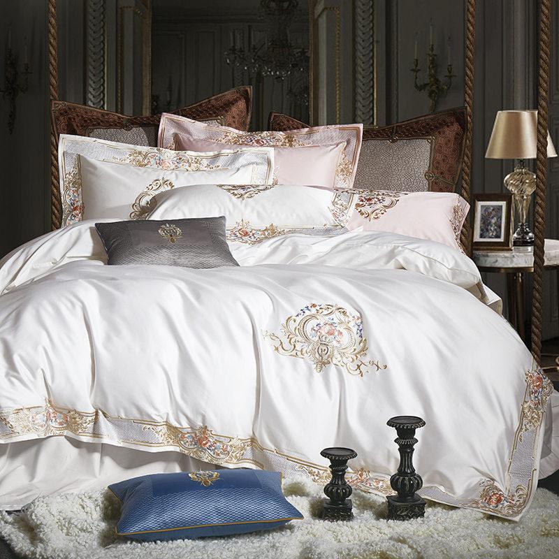 Eifeer Luxury Egyptian Cotton Embroidery Bedding set - Nordic Side - Bedding, Cotton, Egyptian, Eifeer, Embroidery, Luxury, set