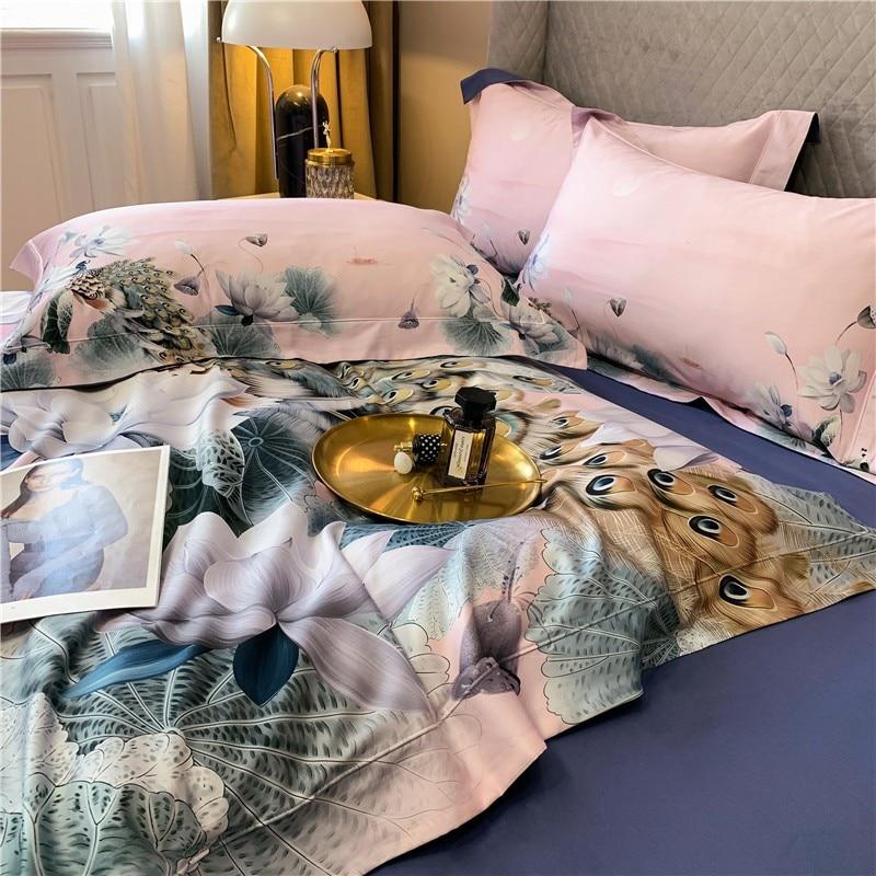 Peacock Luxury Egyptian Cotton Duvet Set