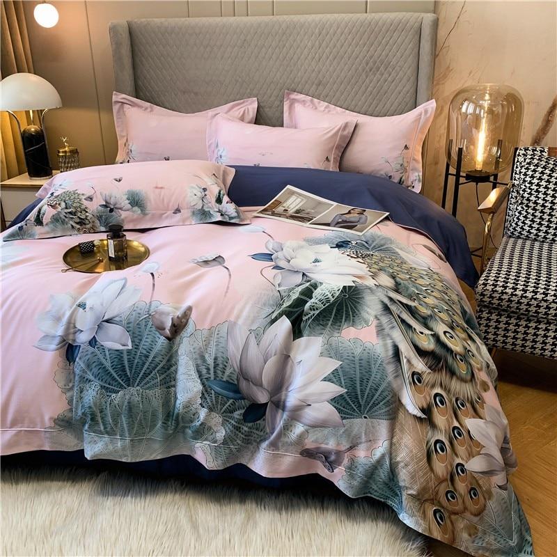 Peacock Luxury Egyptian Cotton Duvet Set