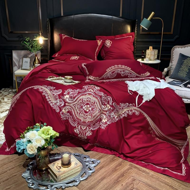 Luxury Rossa Corsa Embroidery Duvet Set