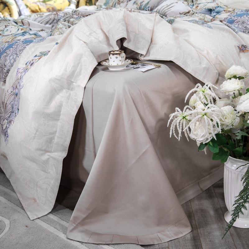 White Luxury Egyptian Cotton Bedding Set