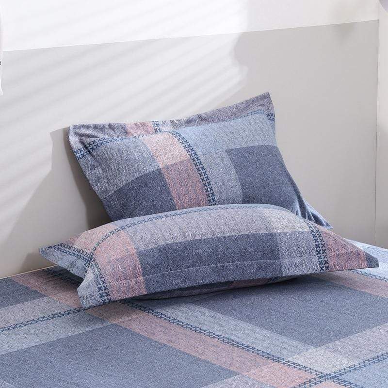 Checkered Rome Duvet Cover Set - Nordic Side - bed, bedding, spo-enabled