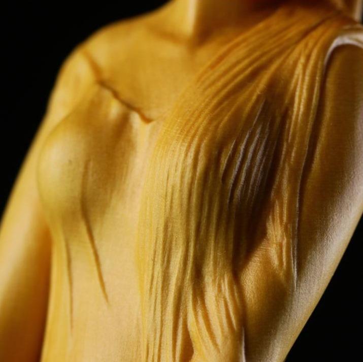 Wooden Artisan Wooden Beauty Statue