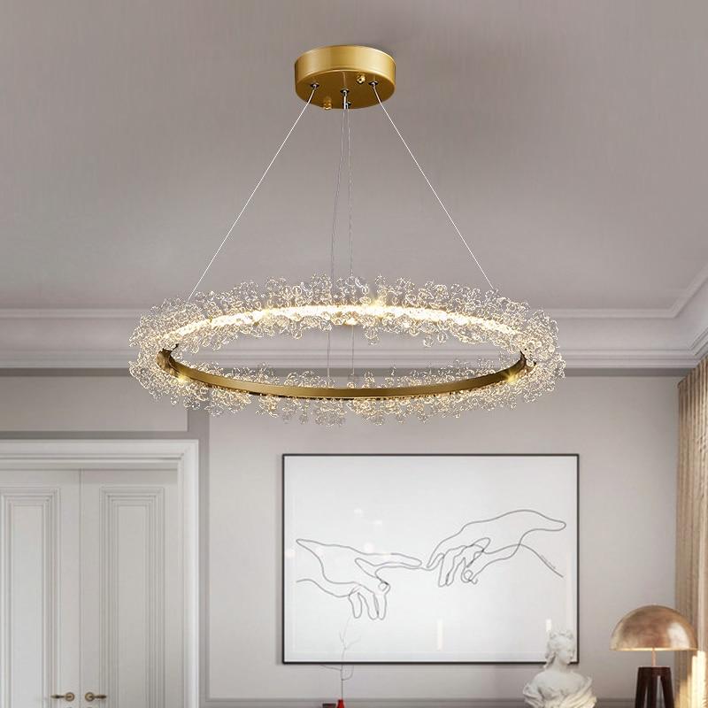 Marcia Crystal Metal Pendant Light