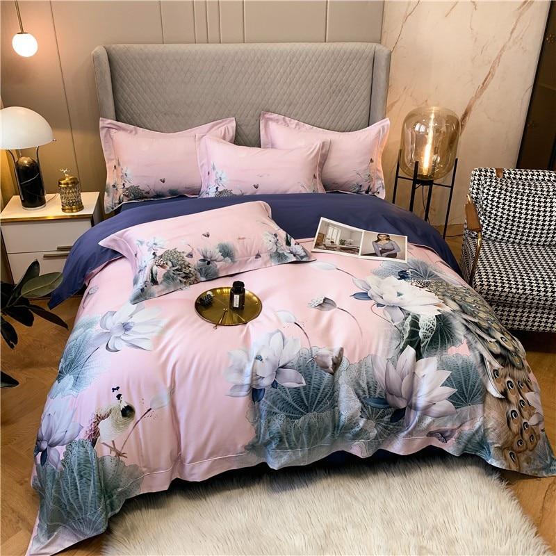 Peacock Luxury Egyptian Cotton Duvet Set