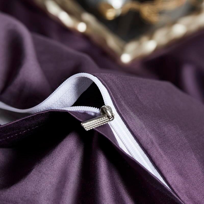 Majestic Aubergine Duvet Cover Set