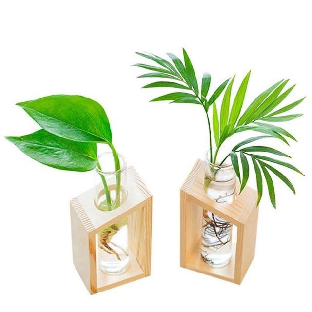 Clara - Hydroponic Crystal Glass Planter Set - Nordic Side - Decor, Modern Planters, VASES/POTS