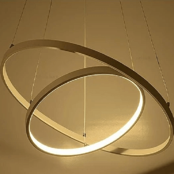 Indoor Modern Circular Ring Chandelier - Nordic Side - architecture, arcitecture, art, artichture, artist, contemporaryart, crystal chandelier, decor, decoration, design, designer, designinsp