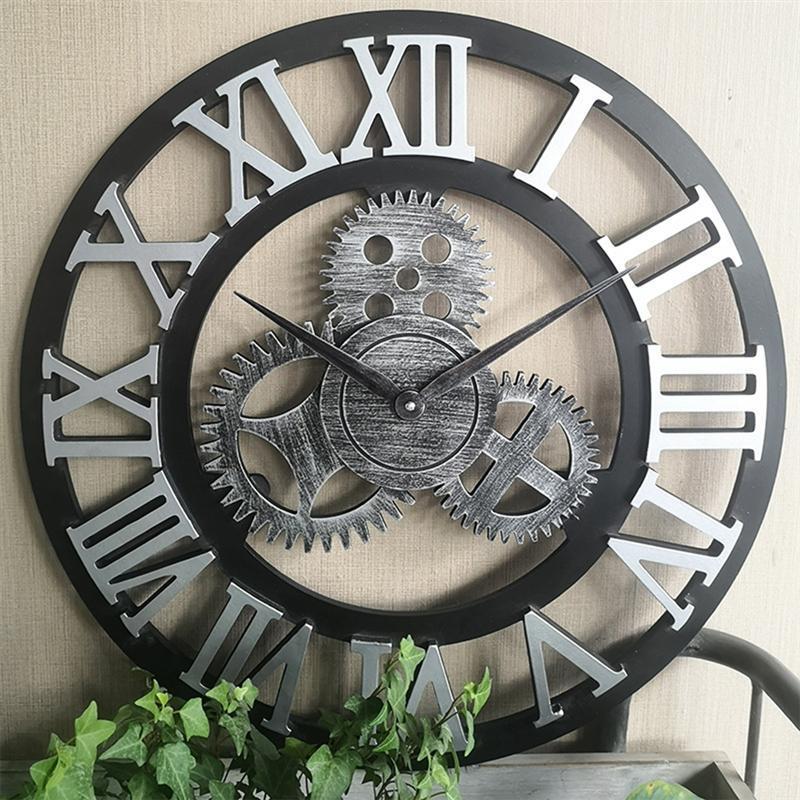 Industrial Style Wall Clock - Nordic Side - Wall Clock