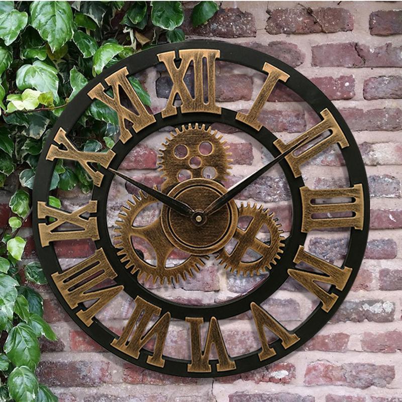 Industrial Style Wall Clock - Nordic Side - Wall Clock