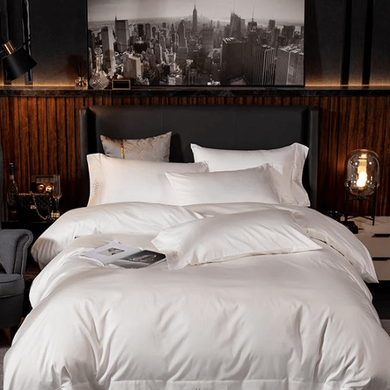 Lakibia Silky Soft Egyptian Cotton Bedding Set - Nordic Side - architecture, arcitecture, art, artist, contemporaryart, decor, decoration, design, designer, designinspiration, edison, grey, h