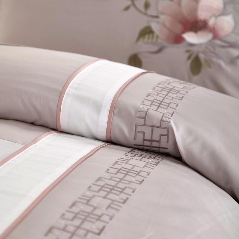 Sakura Flush Duvet Cover Set - Nordic Side - bed, bedding