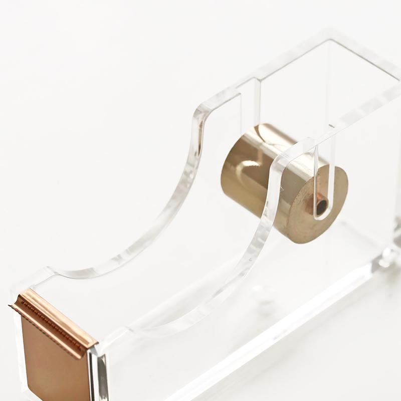 Rose Gold Acrylic Tape Dispenser - Nordic Side - not-hanger