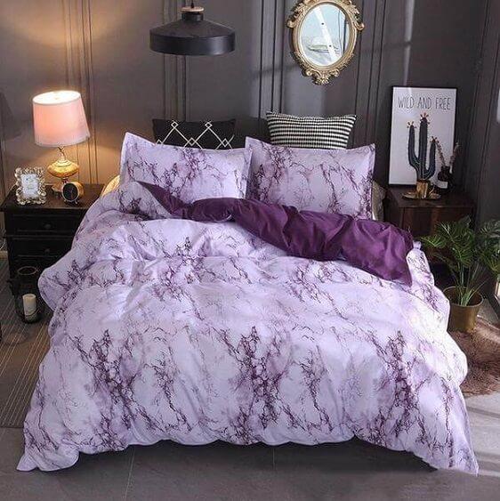 Marble Duvet Cover Set - Nordic Side - amazing, beautiful, business, clock, clocks, decor, decoration, decorideas, design, happy, home, homedecor, instadaily, instagood, instalike, interiorde