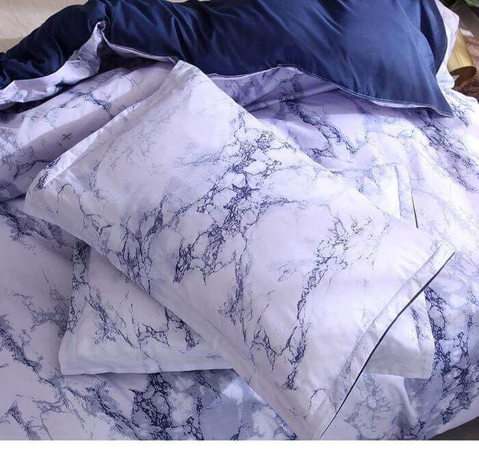 Marble Duvet Cover Set - Nordic Side - amazing, beautiful, business, clock, clocks, decor, decoration, decorideas, design, happy, home, homedecor, instadaily, instagood, instalike, interiorde