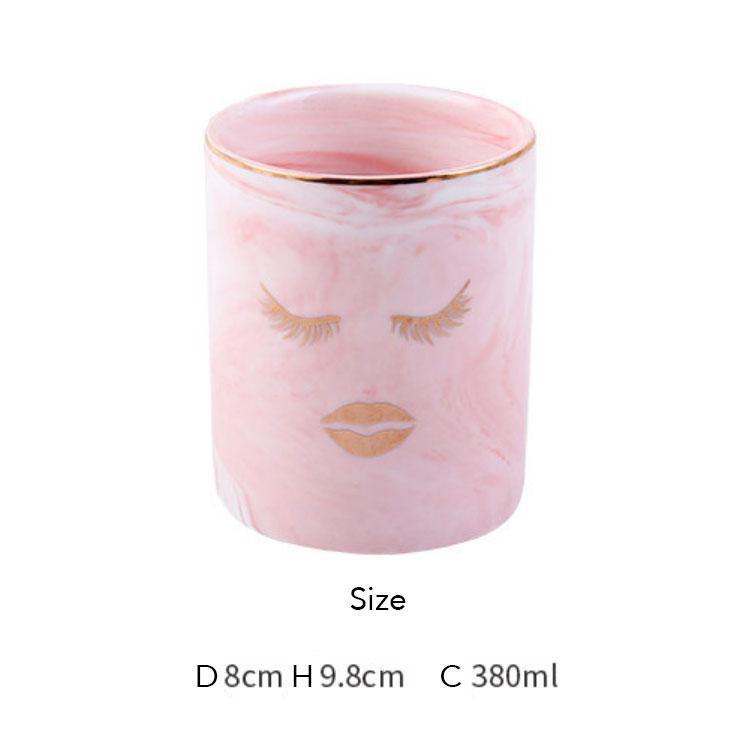 Marble Makeup Jar - Nordic Side - 