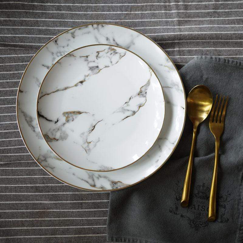 Marble Plate - Nordic Side - bis-hidden, dining, plates