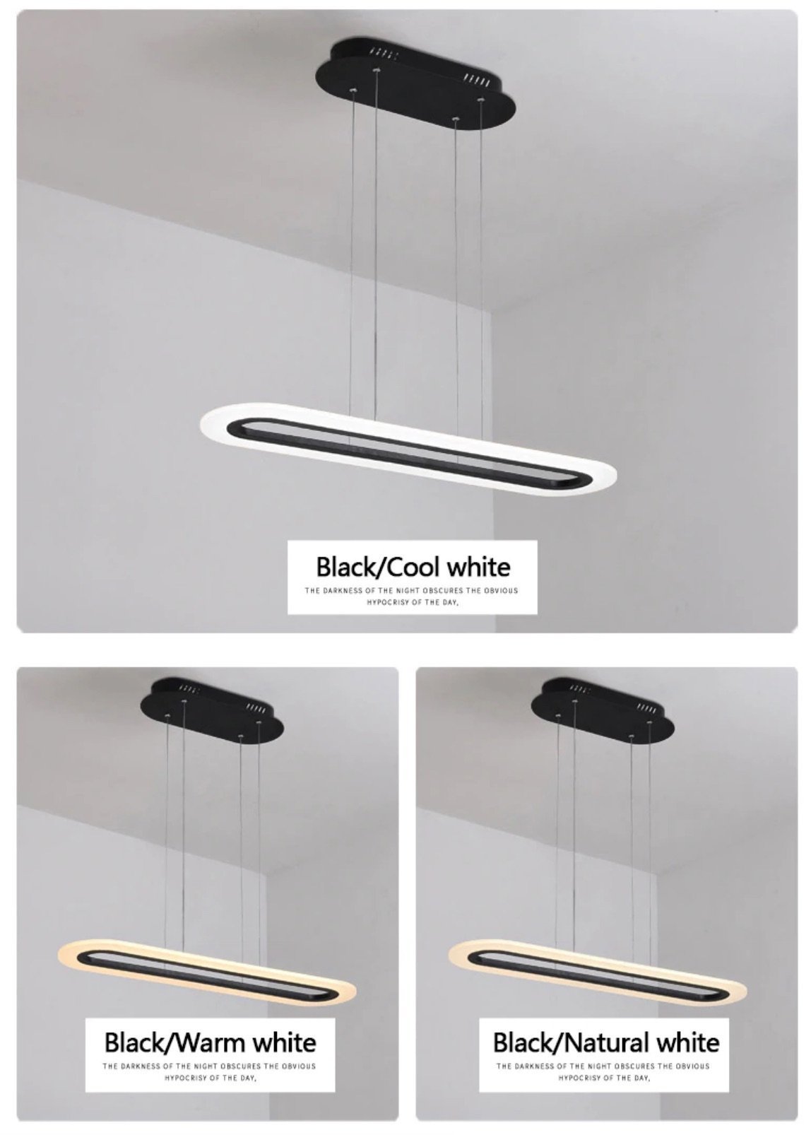 Modern Minimal Pendant Light - Nordic Side - 