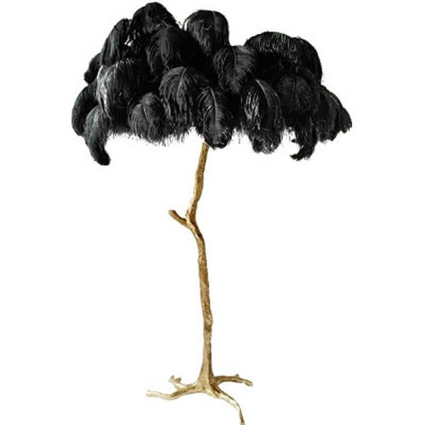 Palmera Luxury Feather Floor/Table Lamp - Nordic Side - archidaily, archilovers, architecture, architecturelovers, architectureporn, arcitecture, art, artist, concrete, contemporaryart, decor