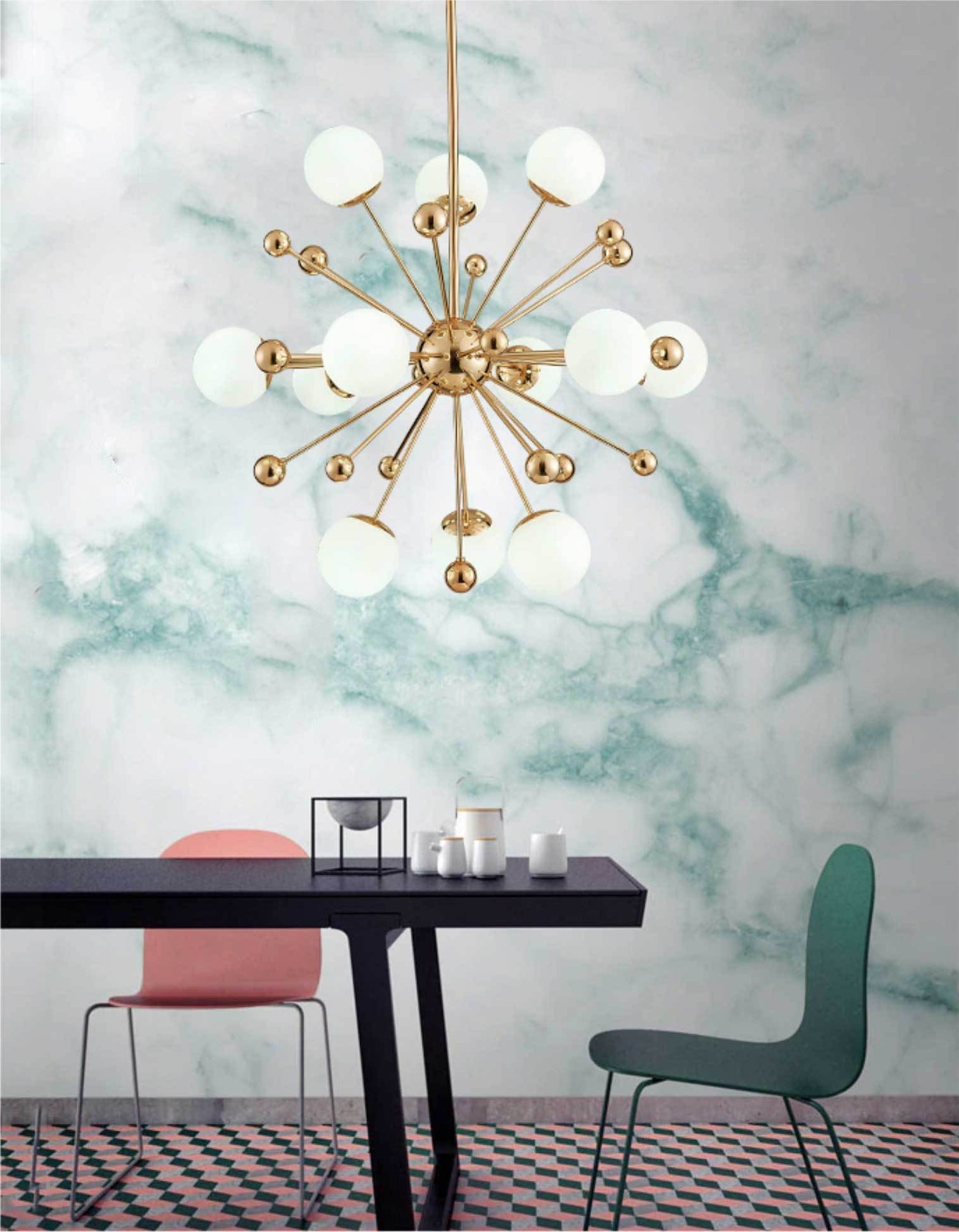 Postmodern Dandelion Glass Ceiling Lights - Nordic Side - 