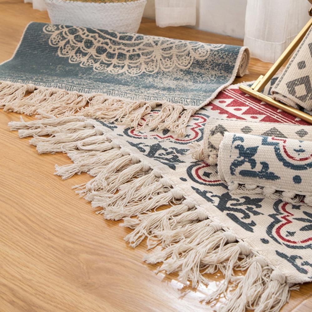 Retro Bohemian Tassel Carpet - Nordic Side - 