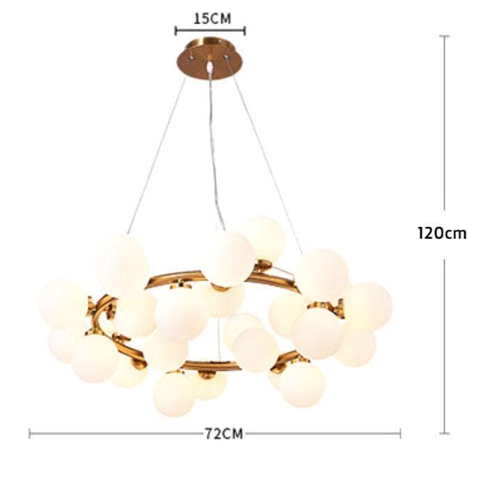 Round Loft Chandelier - Nordic Side - 