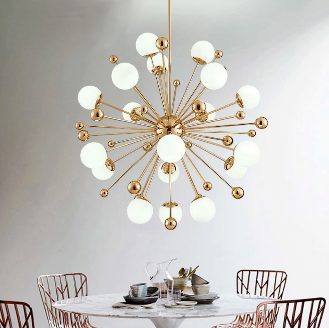 Postmodern Dandelion Glass Ceiling Lights - Nordic Side - 