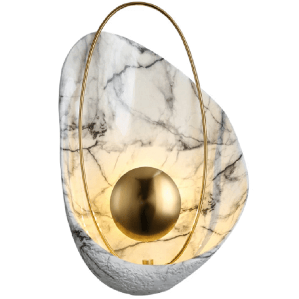 Shell Shape Brass Wall Light - Nordic Side - architecture, arcitecture, art, artist, contemporaryart, decor, decoration, design, designer, designinspiration, edison, grey, home, home decor, h