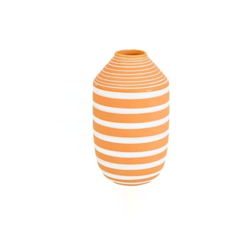 Charlotte Modern Orange Ceramic Vase