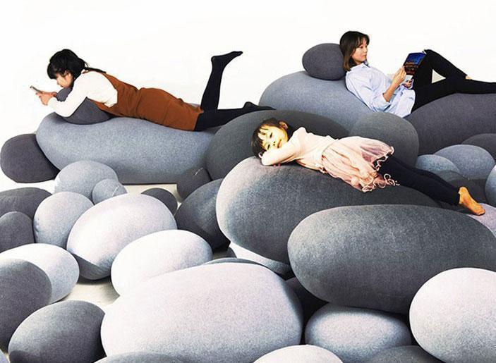 Cobble - 3D Stuffed Imitation Stone Cushion - Nordic Side - 05-15, feed-cl0-over-80-dollars