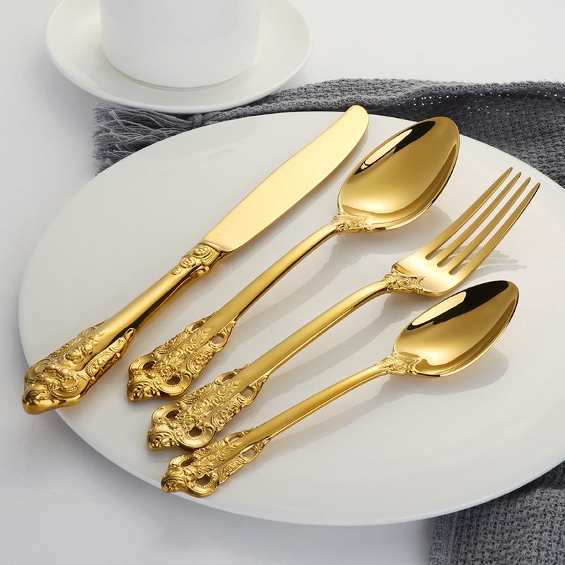 Western Elegant Stainless Steel Flatware